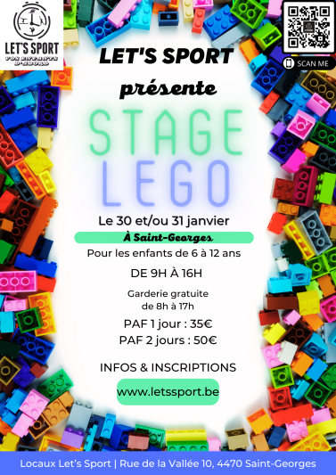 Let's Sport - Stages LEGO présentation